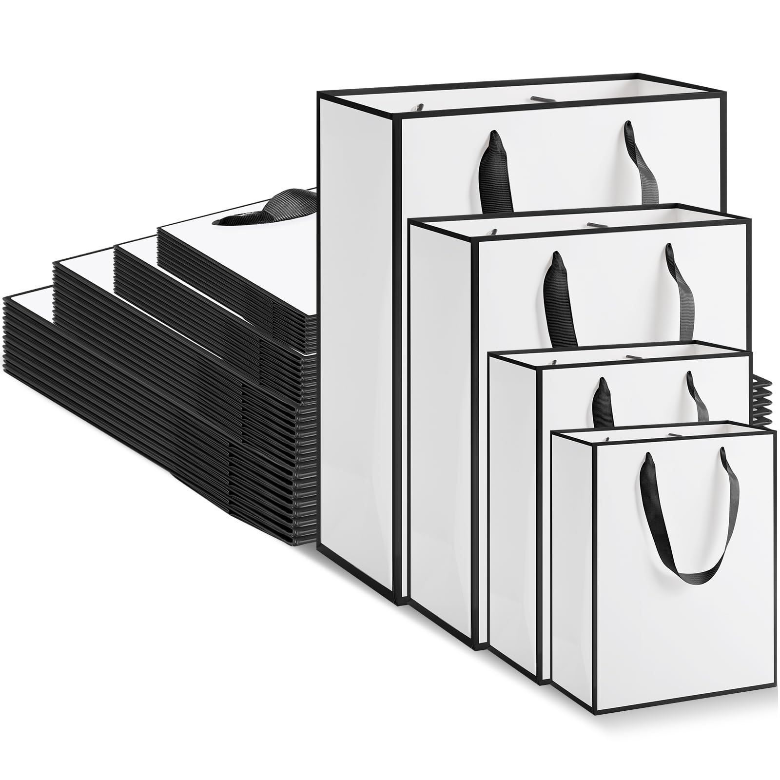 Wedding Supply Shops - 10pcs Gift Packaging White Paper Bag