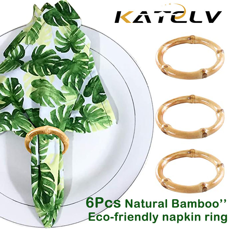 6Pcs Napkin Rings Set Handmade - Wedding Ceremony Supply review and price