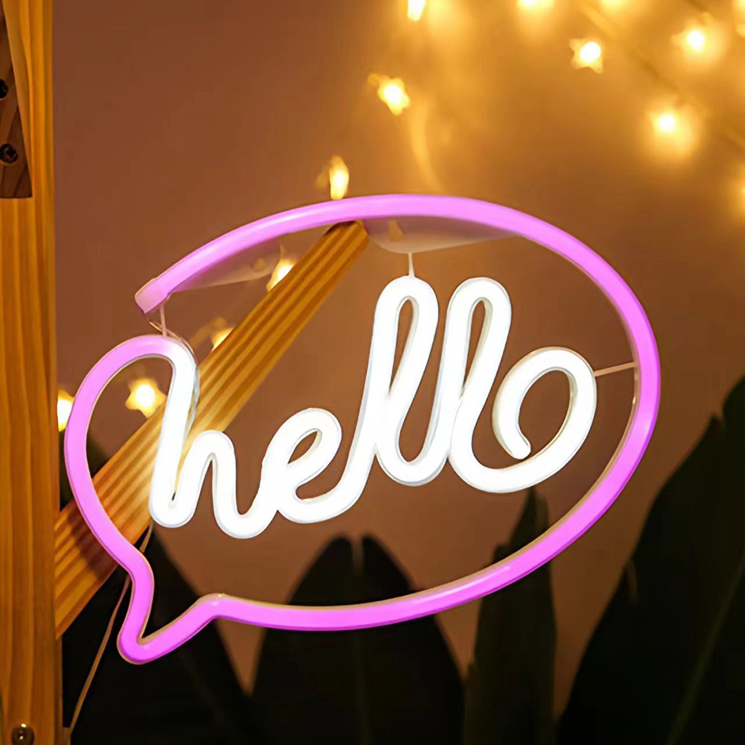 Hello Neon LED Light USB or Ba - Wedding Power Supply review and price