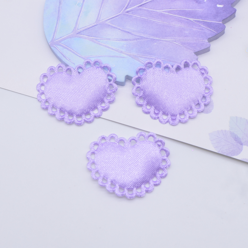 50Pcs 29*24mm Heart Cloth Padd - Wedding Superstar review and price
