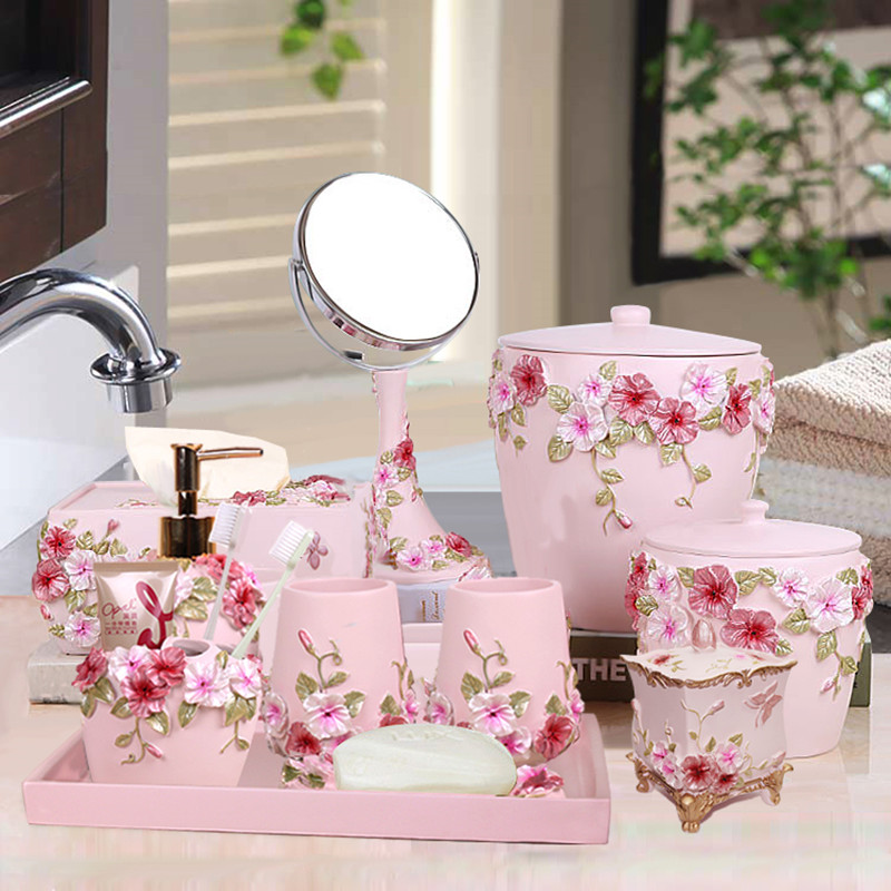 Wedding Gift Kit-Pink Rose Flo - Wedding Bathroom Supply Kit review and price