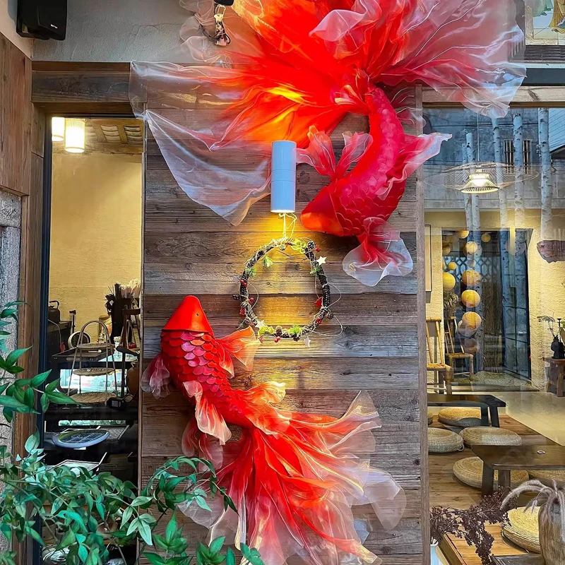 1Pc Handmade Red Fish Koi Scen - Wedding Supply Shops review and price