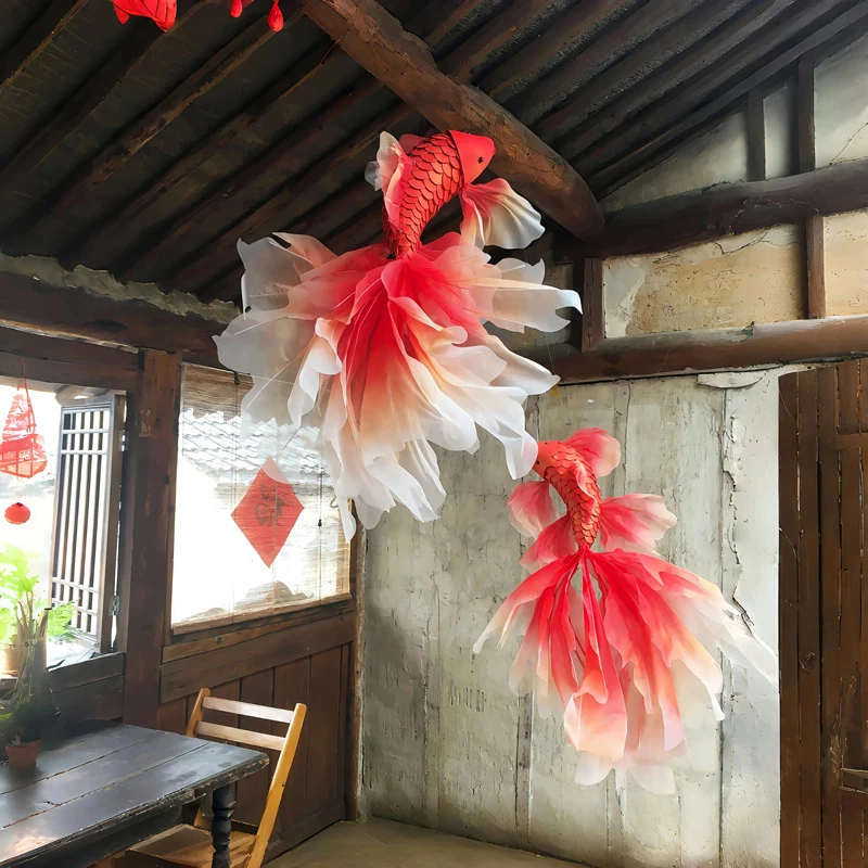 1Pc Handmade Red Fish Koi Scen - Wedding Supply Shops review and price