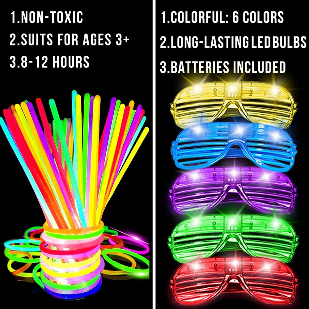 136Pack Glow in The Dark Light - Wedding Supply Bulk review and price
