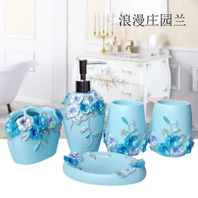 5pcs/set Resin Bathroom Access - Wedding Bathroom Supply Kit review and price