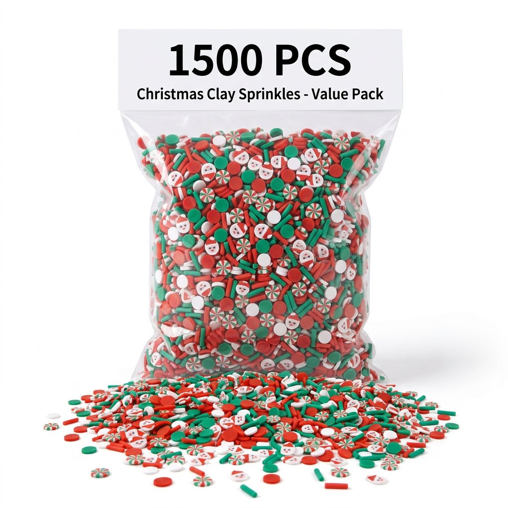 1500pcs Christmas Clay Sprinkl - Wedding Supply Bulk review and price