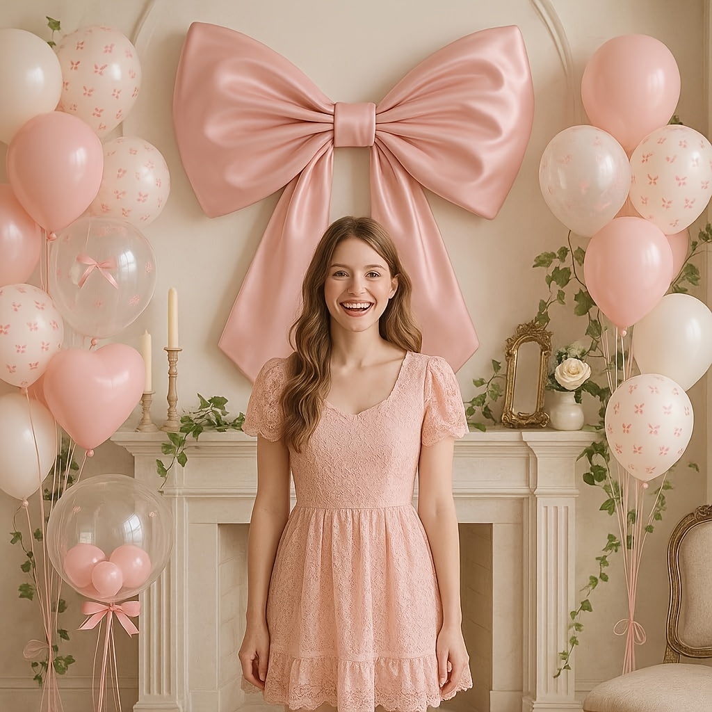 34pcs Clear Bow Heart Foil Lat - Wedding Supply Bulk review and price