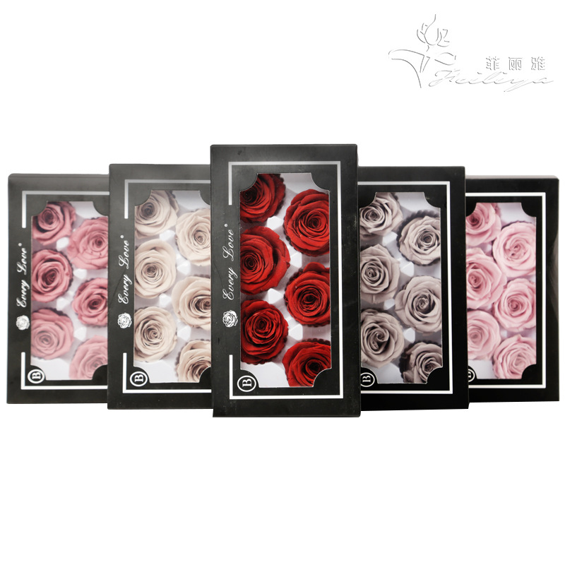 6pcs Eternal Rose Flower Heads - Wedding Supply Bulk review and price