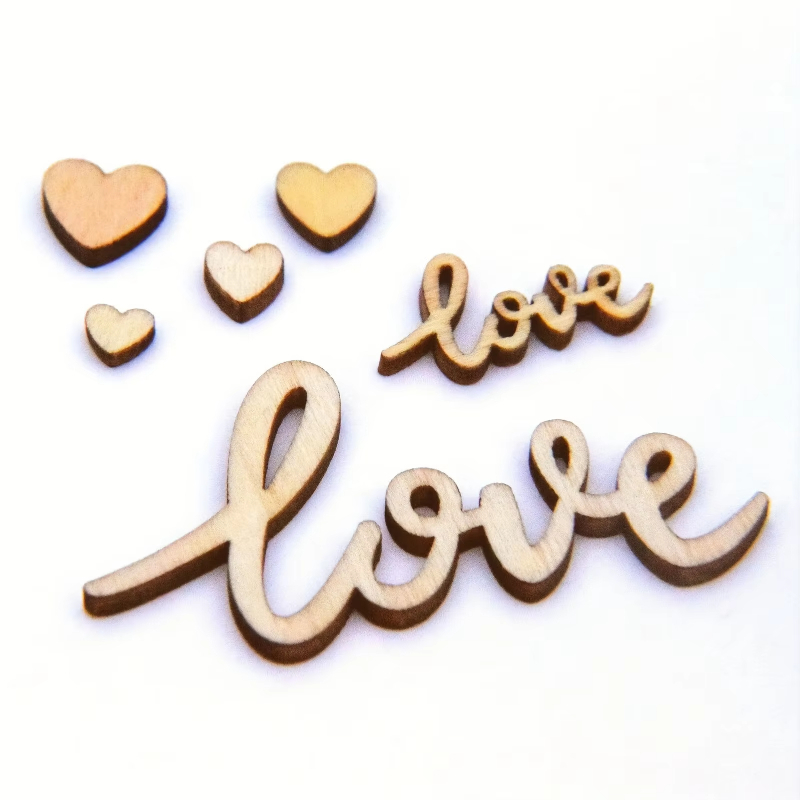 Box Set Of 120pcs Wooden Love  - Wedding Ceremony Supply review and price